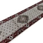 500 x 80 cm Cream Persian Tabriz Style Runner Rug - Image 4