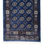 500 x 80 cm Classic Blue Bukhara Style Runner Rug - Image 6