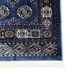 500 x 80 cm Classic Blue Bukhara Style Runner Rug - Image 8