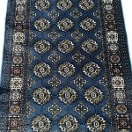 500 x 80 cm Classic Blue Bukhara Style Runner Rug - Image 5