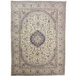 350 x 245cm Vintage Hand-Knotted Persian Nain 9La Rug – Wool Rug