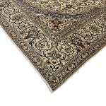 350 x 245cm Vintage Hand-Knotted Persian Nain 9La Rug – Wool Rug - Image 9