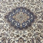 350 x 245cm Vintage Hand-Knotted Persian Nain 9La Rug – Wool Rug - Image 4
