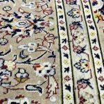 354 x 238cm Hand Knotted Persian Kashan Ivory Wool Rug - Image 6