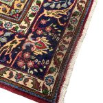 345 x 255cm Hand Knotted Vintage Persian Tabriz Wool – Red Rug - Image 9