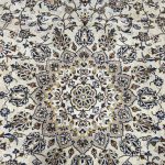 345 x 243cm Hand Knotted Persian Kashan Floral – Wool Rug - Image 4