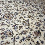 345 x 243cm Hand Knotted Persian Kashan Floral – Wool Rug - Image 5