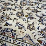 345 x 243cm Hand Knotted Persian Kashan Floral – Wool Rug - Image 7