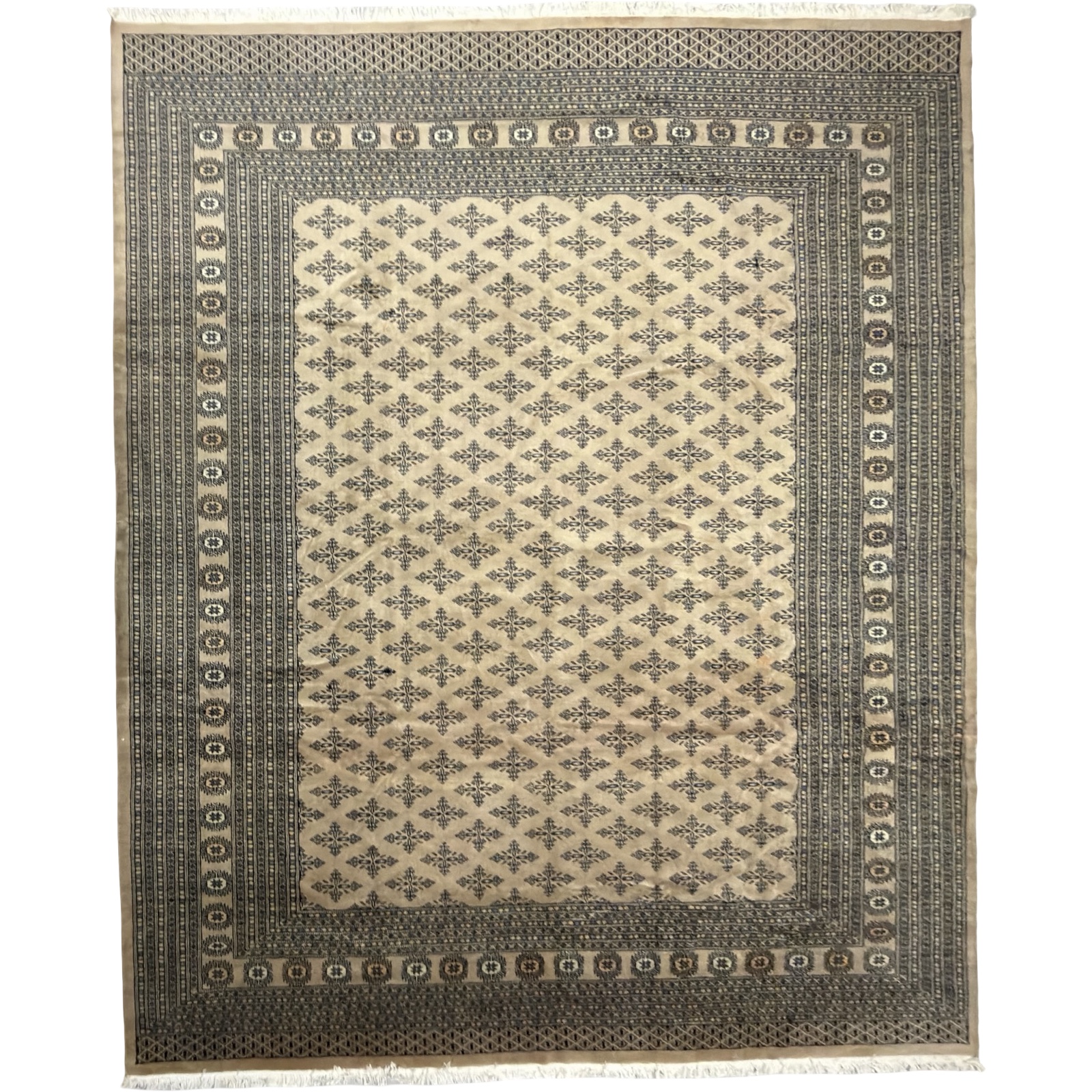 637333_23 362 x 280 cm Pakistani Karachi Jaldar Hand-Knotted Wool Rug - Image 1
