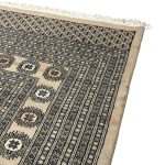 362 x 280 cm Pakistani Karachi Jaldar Hand-Knotted Wool Rug - Image 6