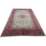 390 x 294 cm Hand-Knotted Persian Nain Wool & Silk Rug