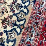390 x 294 cm Hand-Knotted Persian Nain Wool & Silk Rug - Image 7