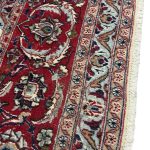 390 x 294 cm Hand-Knotted Persian Nain Wool & Silk Rug - Image 8