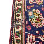 376 x 293 cm Hand-Knotted Vintage All-Over Persian Tabriz Red Wool Rug