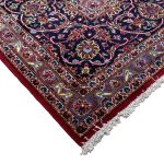 390 x 290cm Hand Knotted Persian Floral Kashan Red Wool Rug - Image 8