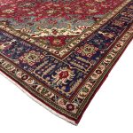 370 x 295 cm Hand-Knotted Geometric Persian Tabriz Wool Rug - Image 9