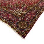 383 × 285cm Vintage Red Hand-Knotted Persian Sheikh Safi Tabriz Rug - Image 9