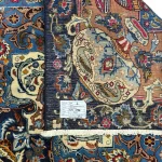 350 x 256cm Navy Persian Kashmar Perspolis Wool Hand Knotted Rug
