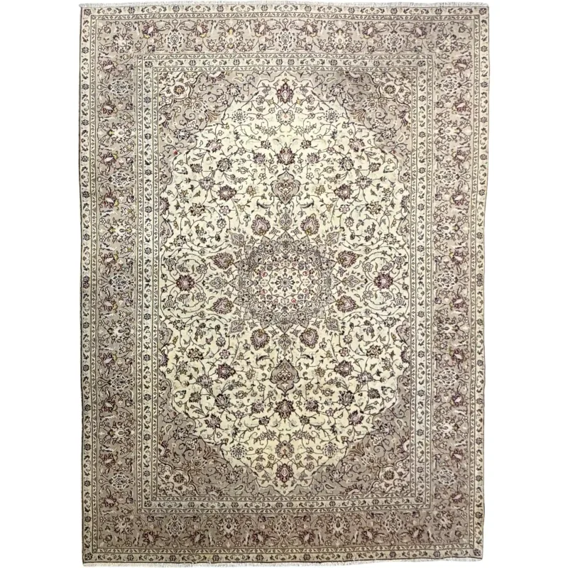 Persian Kashan Hand Knotted Rug