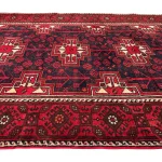 295 x 125 cm 1970s Vintage Persian Baluch Wool Hand Knotted Runner Rug - Image 2