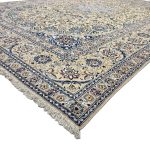 397 x 295 cm Hand-Knotted Exquisite Persian Nain 6La Wool & Silk Rug - Image 8