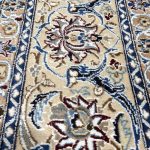 397 x 295 cm Hand-Knotted Exquisite Persian Nain 6La Wool & Silk Rug - Image 9
