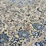 397 x 295 cm Hand-Knotted Exquisite Persian Nain 6La Wool & Silk Rug - Image 7