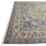 397 x 295 cm Hand-Knotted Exquisite Persian Nain 6La Wool & Silk Rug - Image 10