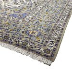 415 x 300 cm Hand-Knotted Vintage Persian Ardakan Kashan Green Wool Rug - Image 7