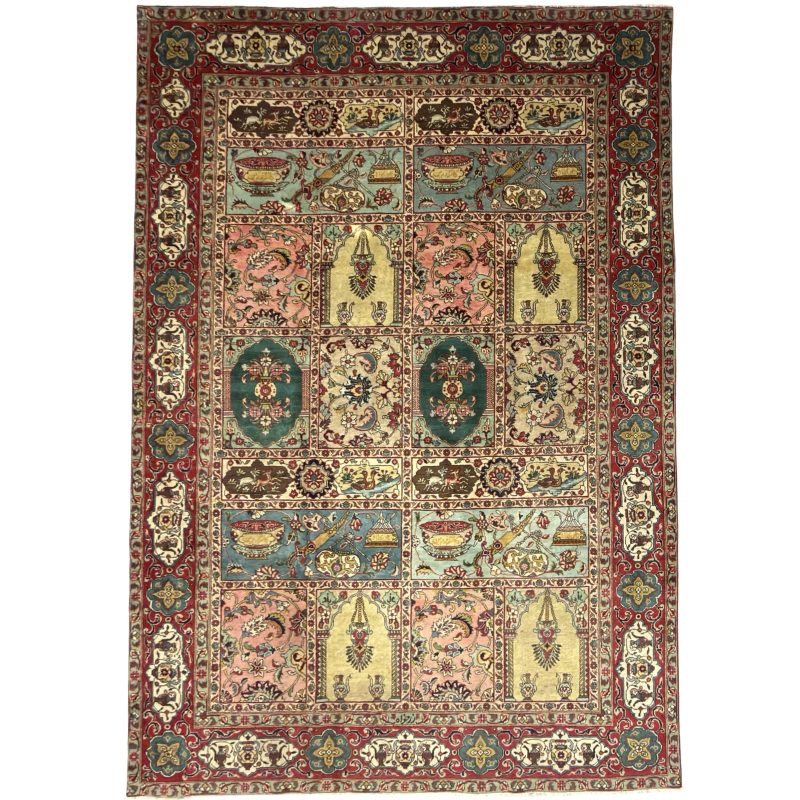 343 x 227cm Hand Knotted Antique Bakhtiari – Persian Wool Rug