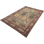 343 x 227cm Persian Hand Knotted Antique Bakhtiari Wool Rug