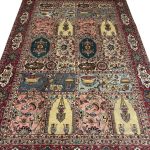 343 x 227cm Persian Hand Knotted Antique Bakhtiari Wool Rug