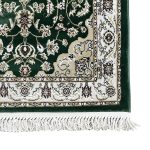 500 x 80 cm Green Floral Medallion Runner Rug - Image 8