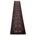 red nakhtiari runner rug