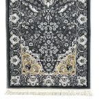 500 x 80 cm Grey Persian Multi-Medallion Hallway Runner Rug - Image 6