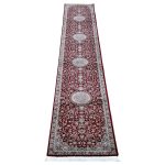 500 x 80cm Red Traditional Persian Medallion Runner Rug