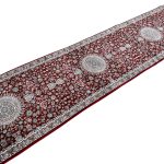 500 x 80cm Red Traditional Persian Medallion Runner Rug - Image 4