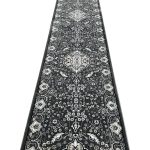 500 x 80 cm Grey Persian Multi-Medallion Hallway Runner Rug - Image 3