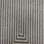 200 x 100cm Beige & Charcoal Modern Linear Maze Indoor/Outdoor Rug