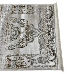 150 x 80cm Beige & Ivory Vintage Persian Medallion Runner Rug