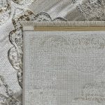150 x 80cm Beige & Ivory Vintage Persian Medallion Runner Rug
