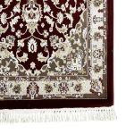 150 x 80cm Red Persian Isfahan Design Runner Rug - Image 4