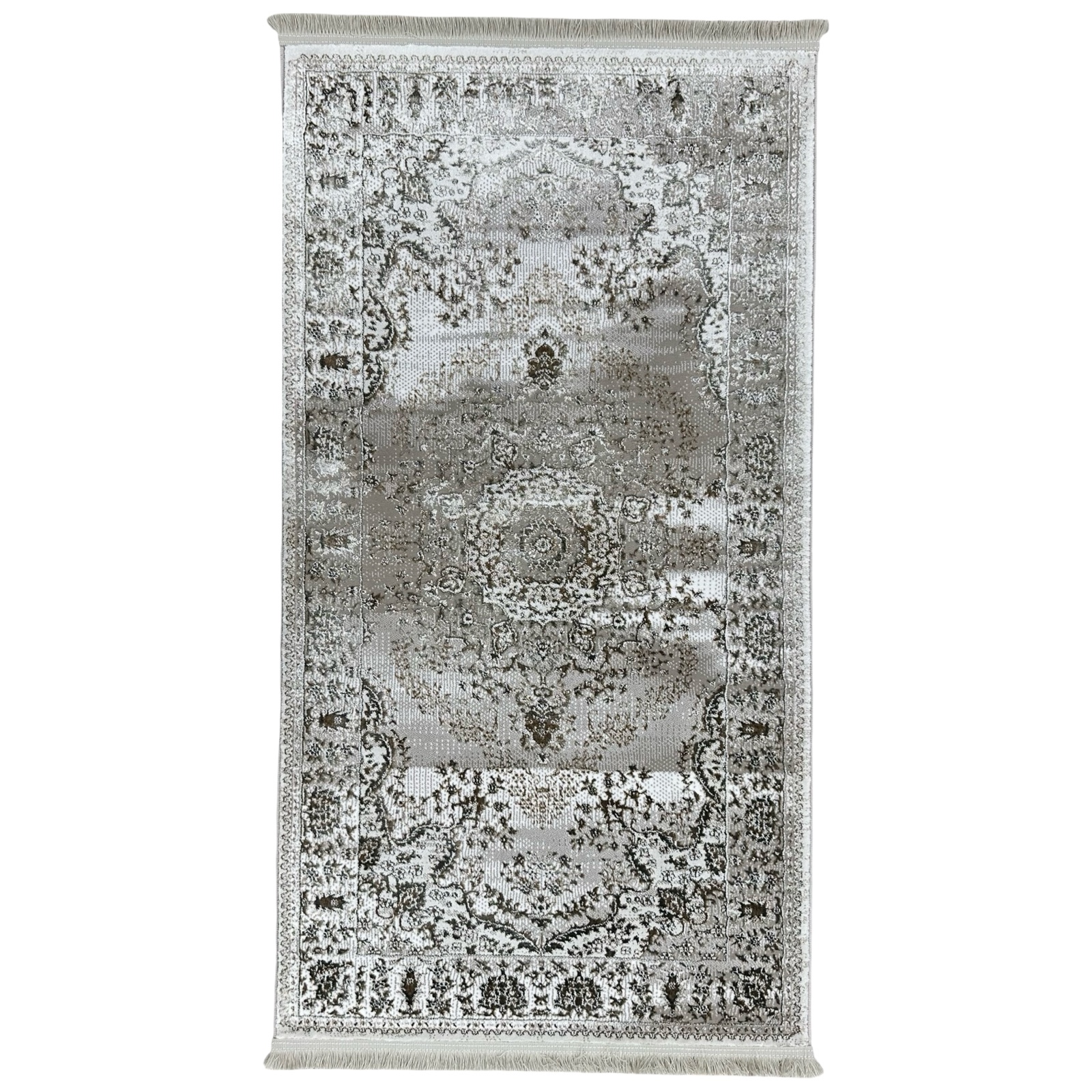 150 x 8000_40 150 × 80 cm Beige Persian Vintage Style Runner Rug - Image 1