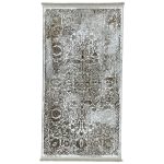 150 x 80cm Beige & Ivory Vintage Persian Floral Runner Rug