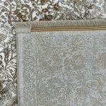 150 x 80cm Beige & Ivory Vintage Persian Floral Runner Rug - Image 7