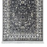 150 × 80 cm Soft Grey Persian All Over Design Runner Rug