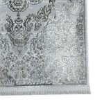 150 x 80cm Grey Persian Vintage Design Runner Rug - Image 5