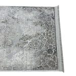 150 x 80cm Grey Persian Vintage Design Runner Rug - Image 6