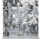 150 x 80cm Grey Abstract Modern style Runner Rug - Image 4