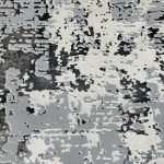 150 x 80cm Grey Abstract Modern style Runner Rug - Image 5